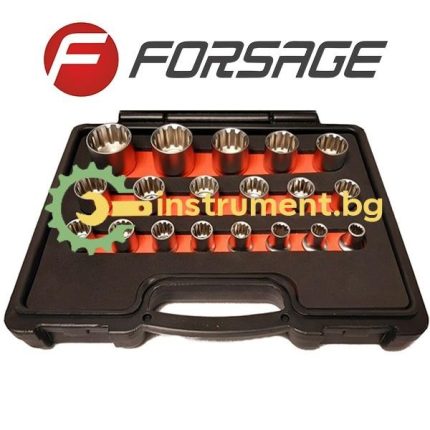 Вложки комплект 12 SPLINE 12-стенни Forsage F-4194-9