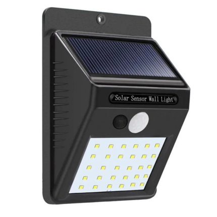 СОЛАРНА LED ЛАМПА СЪС СЕНЗОР ЗА ДВИЖЕНИЕ 40 LED