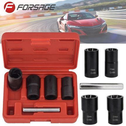 КОМПЛЕКТ ЕКСТРАКТОРИ ЗА БОЛТОВЕ 5 ЧАСТИ FORSAGE