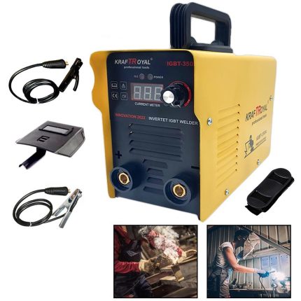 Немски Инверторен Електрожен IGBT 350A KrafT RoyaL + Заваръчни Очила