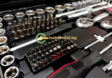 Куфар с инструменти EverKraft - гедоре 215 части