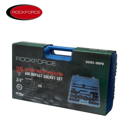 ГЕДОРЕ С УДАРНИ ВЛОЖКИ 26 ЧАСТИ 3/4 12-СТЕННО ROCKFORCE