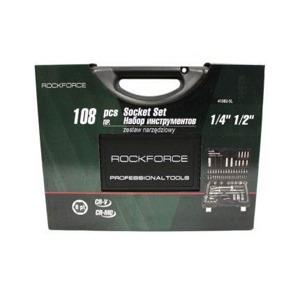 ГЕДОРЕ С РАЗТЕГАТЕЛНИ ТРЕСЧОТКИ 108 ЧАСТИ ROCKFORCE