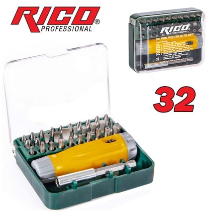 Отвертка с битове 32 части - Rico Professional
