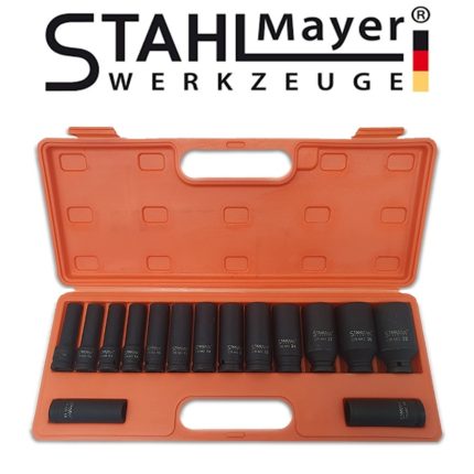 Немски Ударни Вложки 1/2" - 15 броя Stahl Mayer