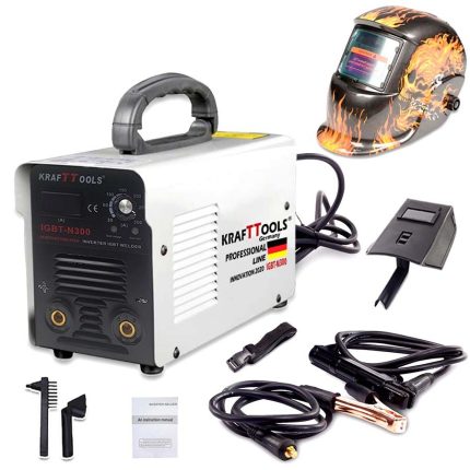 Немски Инверторен Електрожен KrafT Tools 350ампера + Соларен Шлем