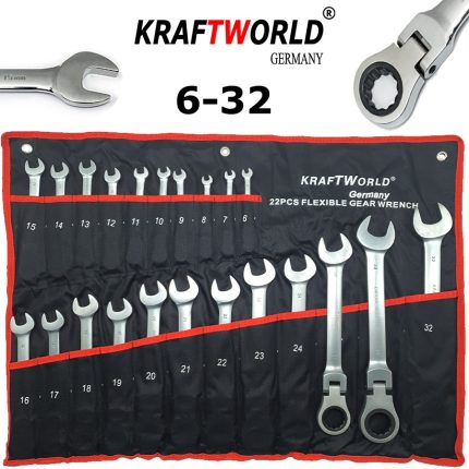 Немски Звездогаечни тресчотни ключове от 6-32мм KRAFT - Чупещи