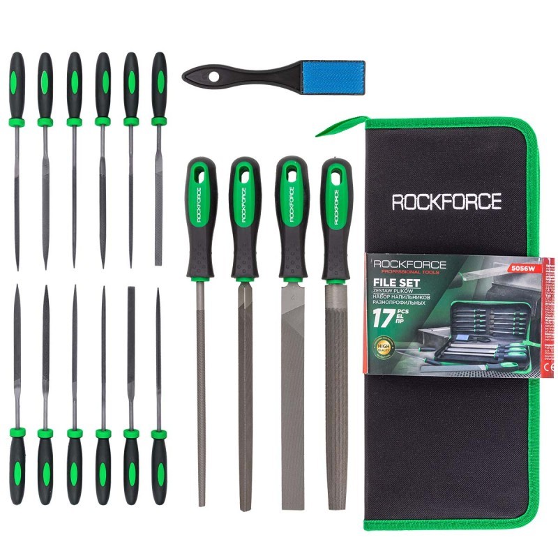 КОМПЛЕКТ ПИЛИ ROCKFORCE , 17 ЧАСТИ КОМПЛЕКТ ПИЛИ ROCKFORCE , 17 ЧАСТИ