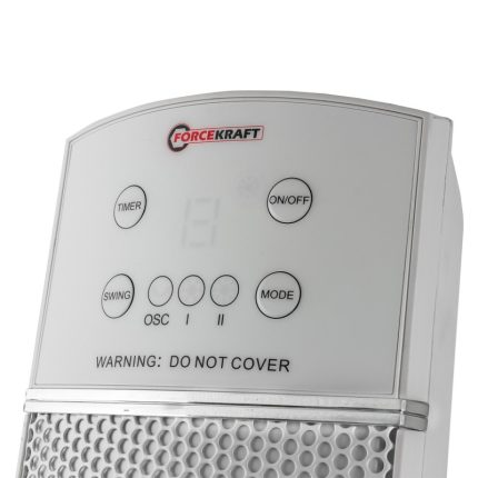 Вентилаторна печка с керамичен нагревател 2200W FORCEKRAFT с дистанционно